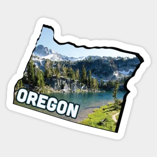 Oregon state, Oregon hiking trails gift, Oregon home state Sticker